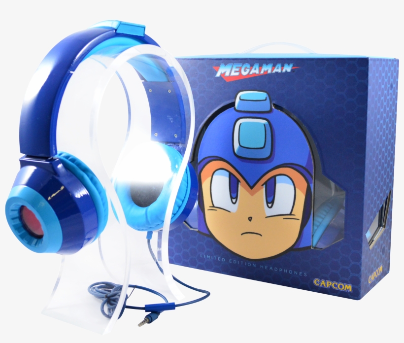 Emio's Limited Edition Mega Man Headphones - Mega Man Hd Led Limited Edition Headphones, transparent png #269954