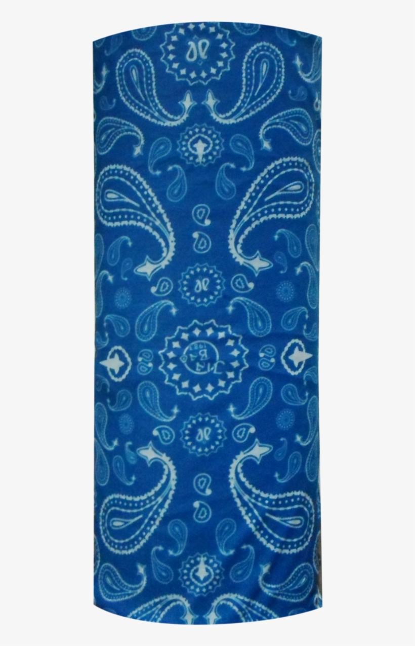 Blue Paisley Bali Bandana - New Skull Bandana Bike Camouflage Tube Neck Face Mask, transparent png #269973