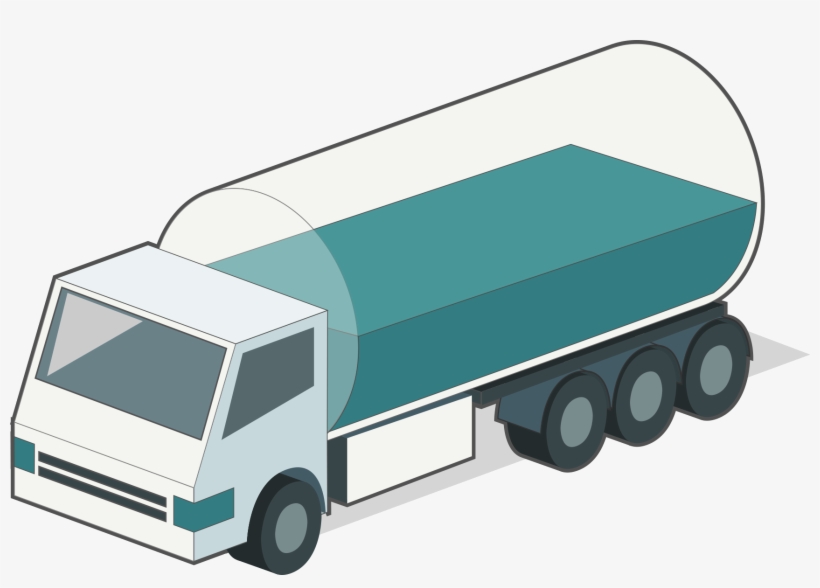 Zero Waste Treatment - Liquid Waste Truck Cartoon, transparent png #2600388