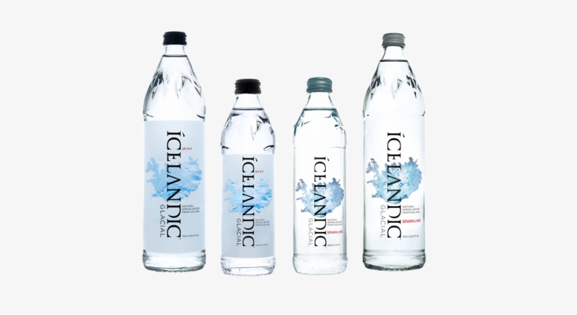 Icelandic Water In Glass Bottle, transparent png #2600389