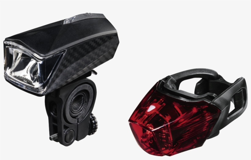 "pro L - E - D - " Bike Light Set, Rear/front Light - Hama Pro Bike Front Light, With 1 Led, transparent png #2600779