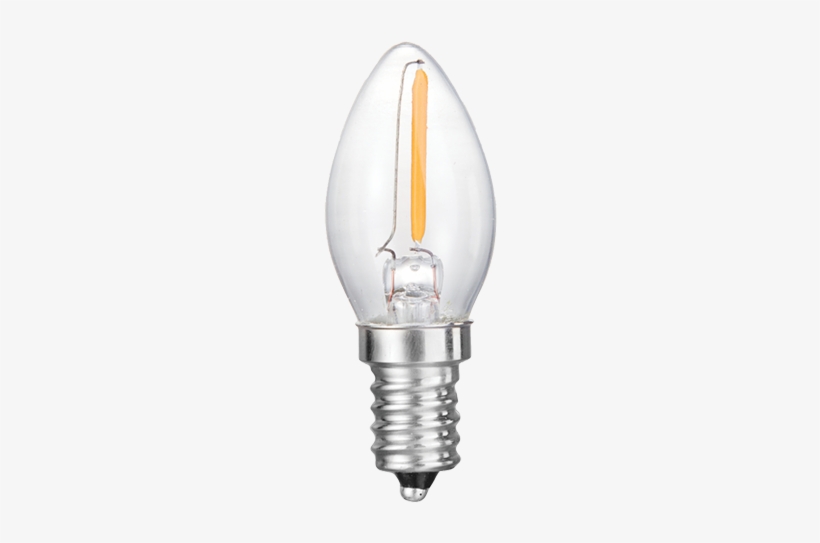 Christmas Light Led Torpedo - Kodak 55046 .5w C7 Christmas Light Led Torpedo Lightbulbs, transparent png #2601010