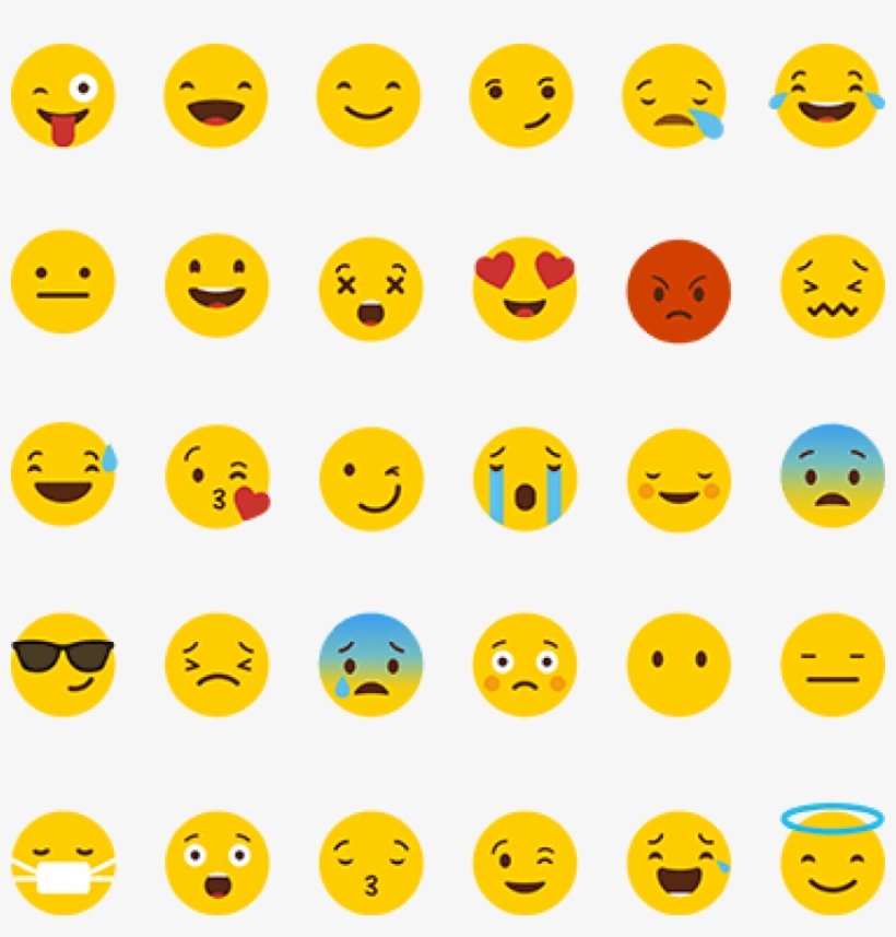 Whatsapp Emoji Wall Stickers - Emoji Stickers For Whatsapp, transparent png #2601145