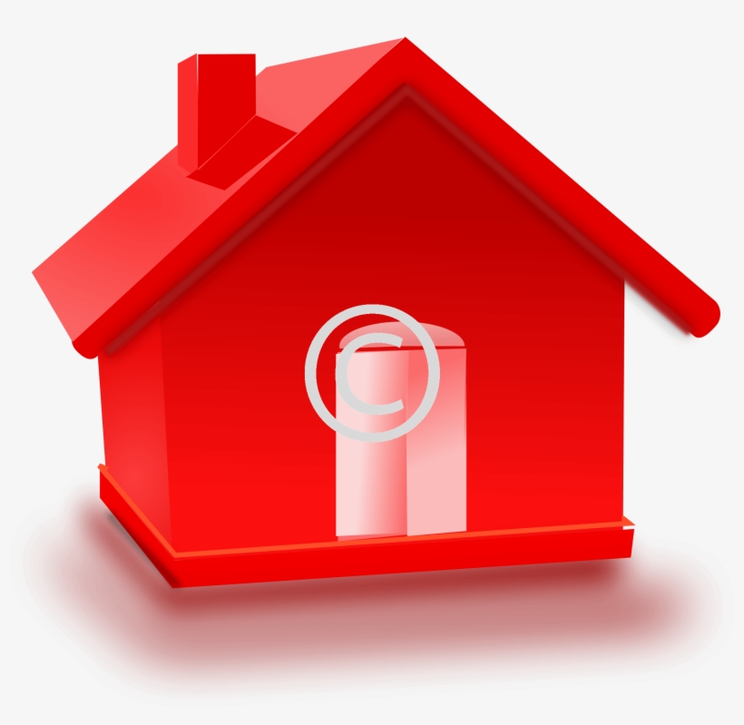 Home 3 - Red Home, transparent png #2601226