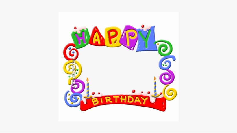 Frame Birthday Card - Happy Birthday Png Transparent Background, transparent png #2601483