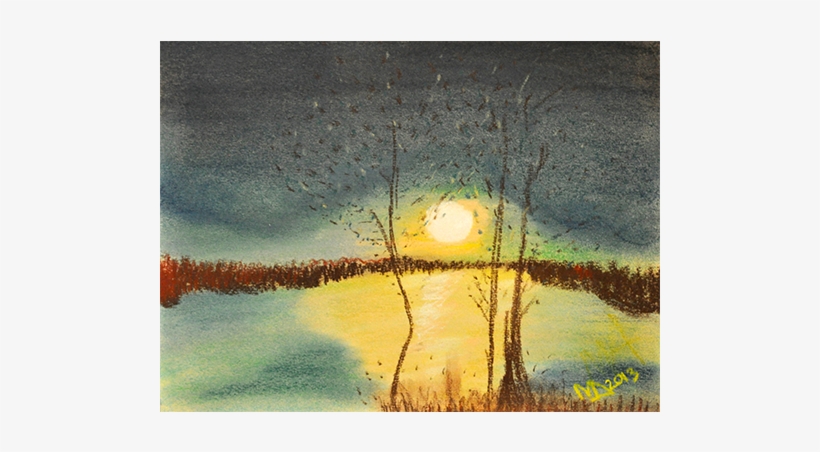 Chalk Pastel - Painting, transparent png #2601669