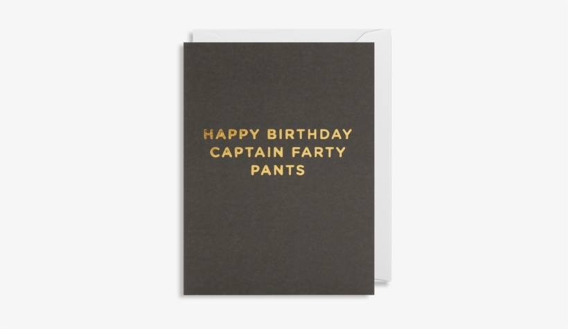 Happy Birthday Captain Farty Pants - Hardcover Journal, transparent png #2602070