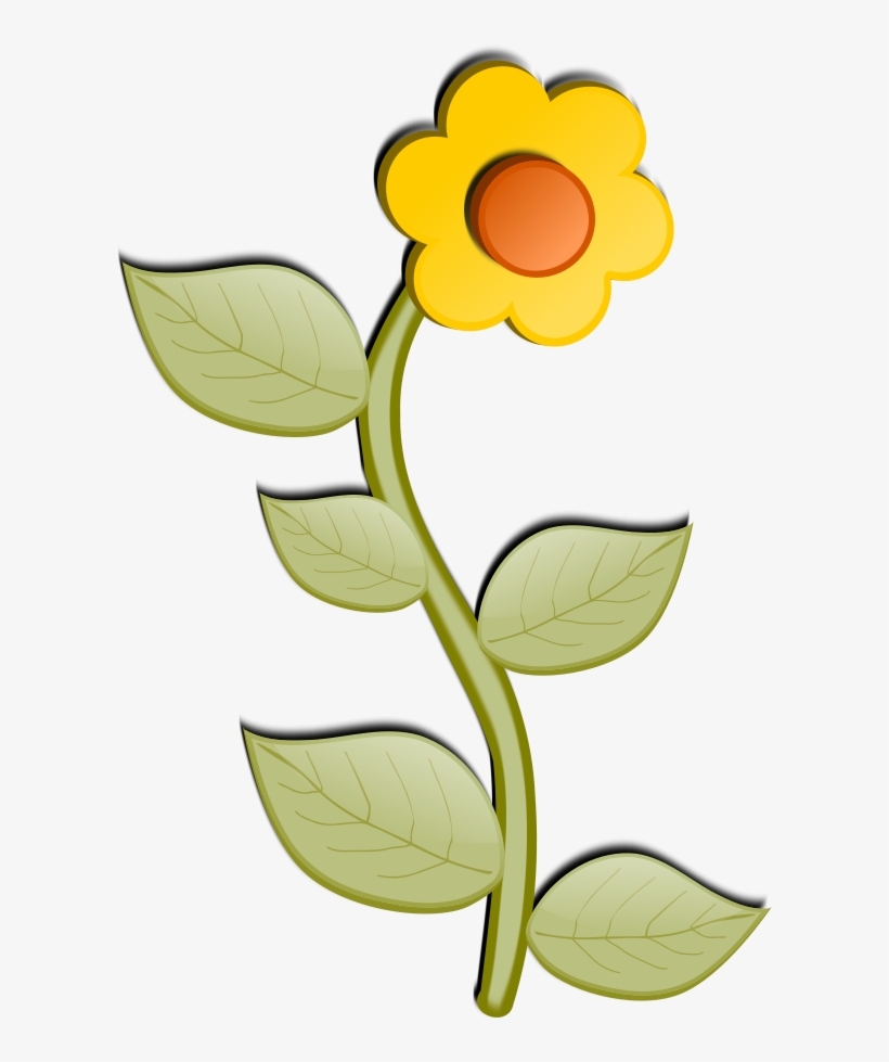 Flower Free Vector - Cartoon Flower No Background, transparent png #2602264