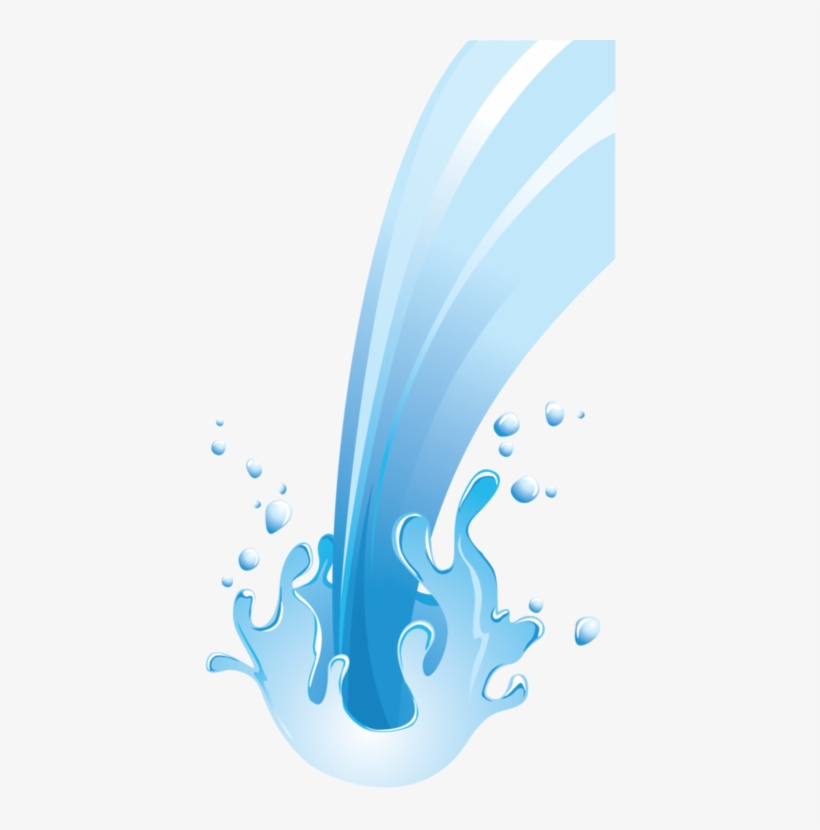 Water Splash - Vector Water, transparent png #2602586