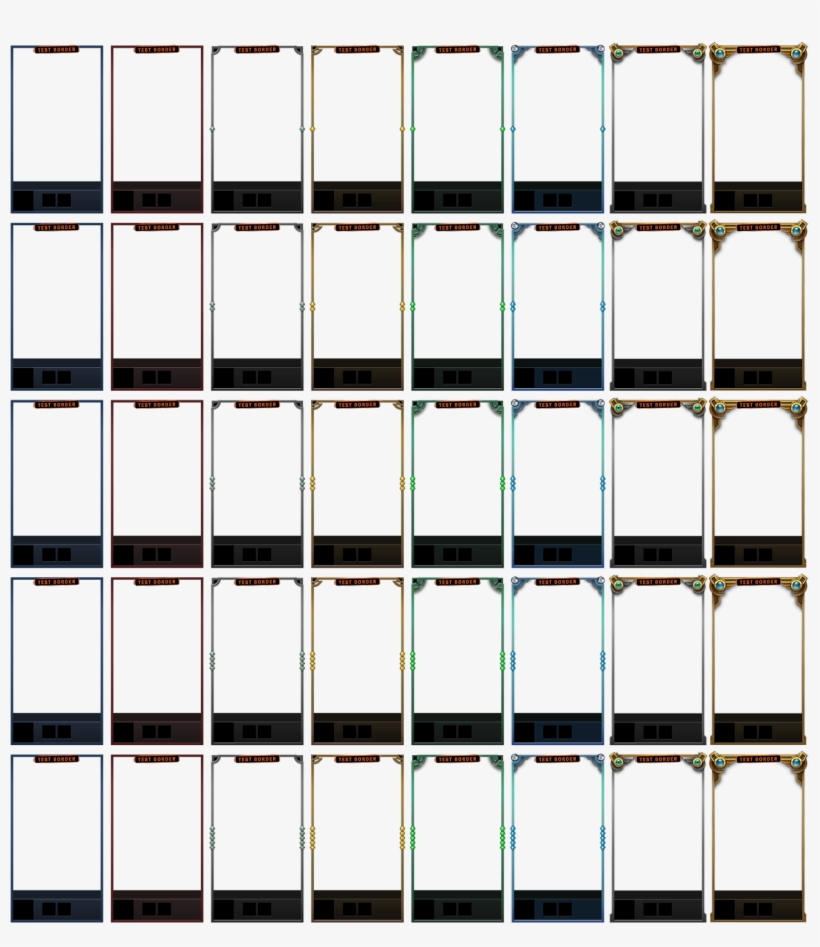 I Mean Last Year The Gold Borders Was Better This Year - Lol Borders, transparent png #2602676