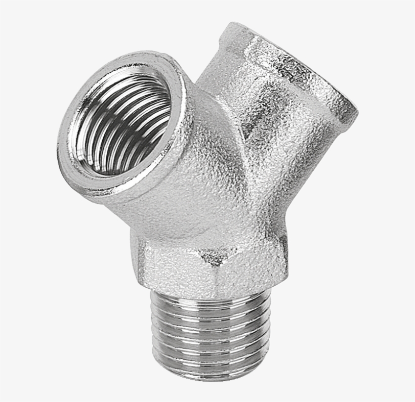 Y Piece With Male Tapered Centre Leg / Parallel Female - Prevost - 2 Raccord Y Filetage Femelle, transparent png #2602677