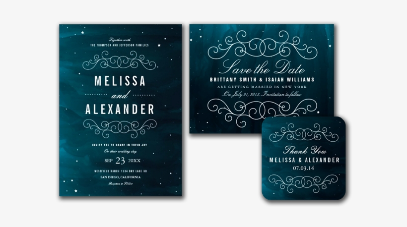 Stargazer Wedding Invitation - Wedding Invitation, transparent png #2603029