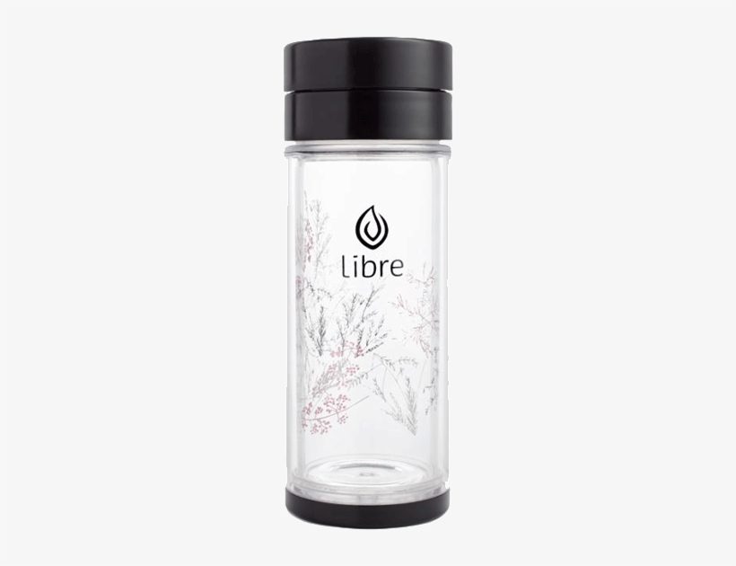 Libre Leaf Tea Glass-black - Matcha Go (9 Oz), transparent png #2603153