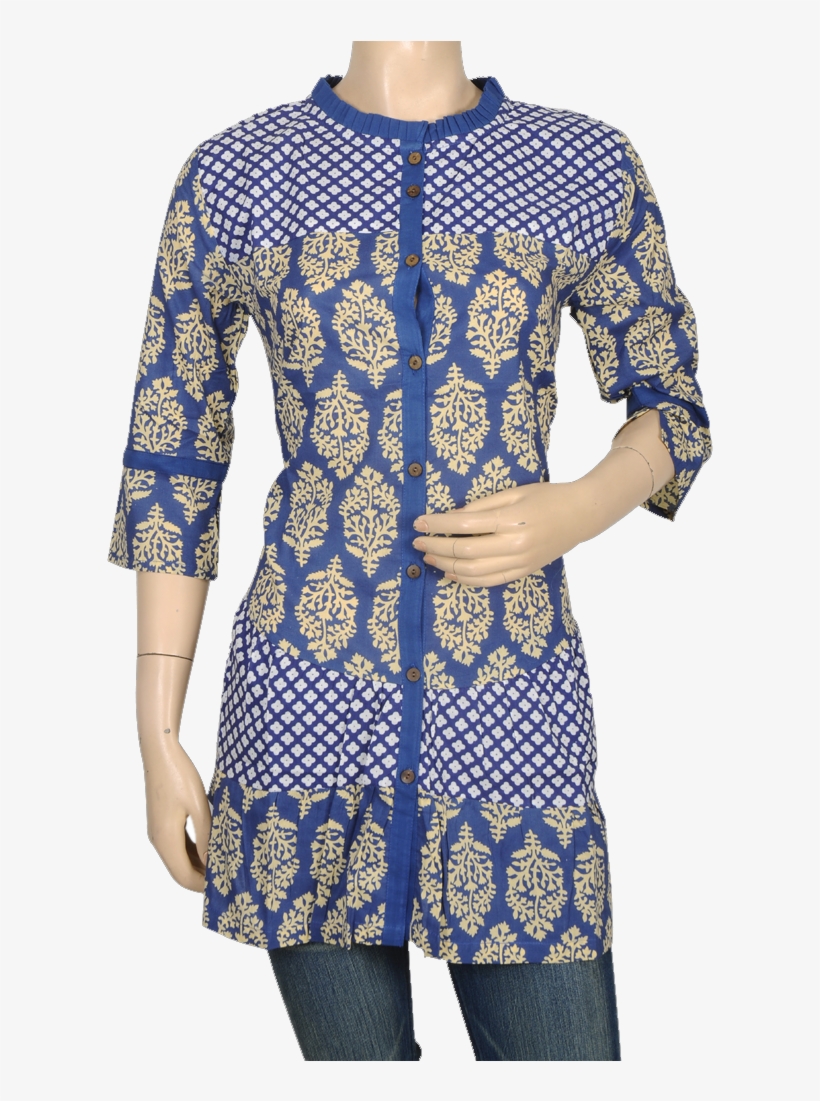 Block Print Kurtis, transparent png #2603397