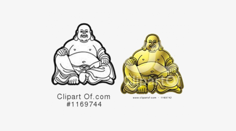 Budhaclipart2 - Buddha Outline Embroidery Design, transparent png #2603582