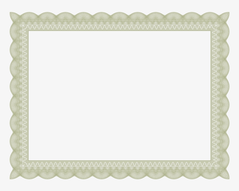 Certificate Border Design Png - Gold Certificate Border Png, transparent png #2603765