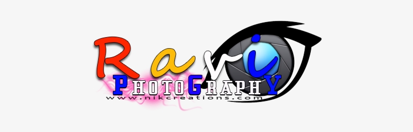 Created By Nik Creations - Ravi Photography Logo Png, transparent png #2603796