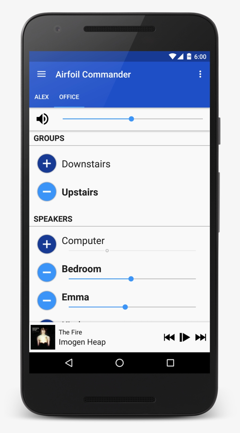 The Airfoil Commander App On Your Android Device Can - Granular Immersive Mode App, transparent png #2604170