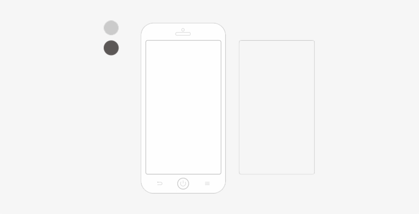 Mobile, Outline, Ios, Android, Icon - Contorno De Iphone Png, transparent png #2604222
