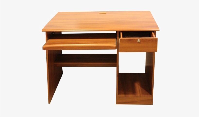 Computer Desk Png Transparent Picture - Wooden Computer Table Furniture, transparent png #2605056