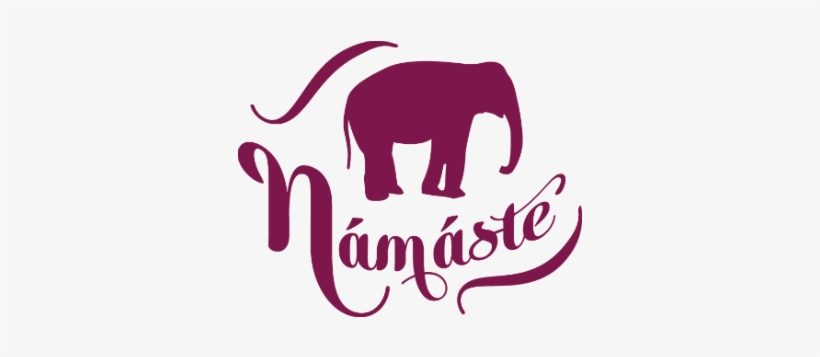 Yoga Namaste Elephant Tattoo Set - Namaste Tattoo, transparent png #2605501