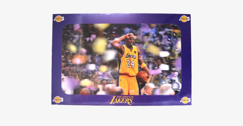Los Angeles Lakers Kobe Bryant 3d '09-'10 Champ Image - Los Angeles, transparent png #2605818