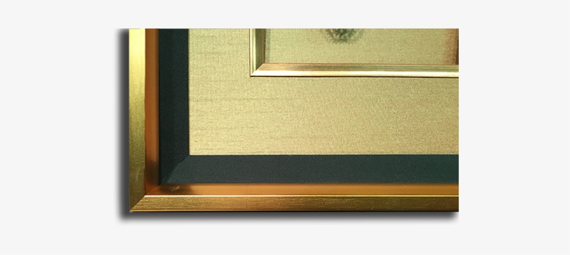 Frame By A 1" Deep Dark Green Velvet Liner - Window, transparent png #2605823