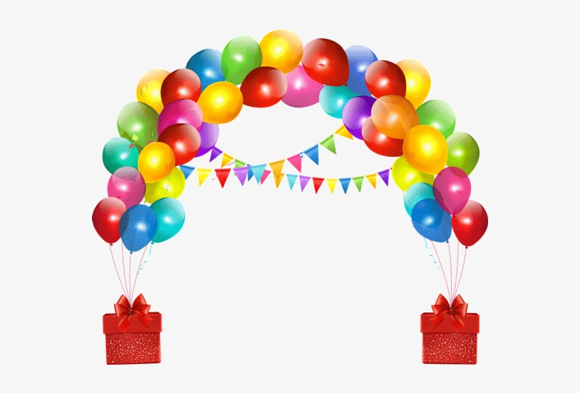 Decorations Clipart Happy Birthday - Globos De Cumpleaños Png, transparent png #2605923