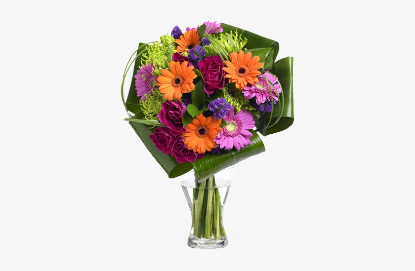 Roses And Gerberas - Hacer Ramos De Flores, transparent png #2606245