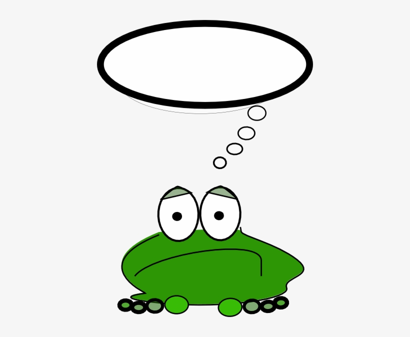 Thinking Man Clipart Cliparts Of Thinking Man Free - Thinking Frog Clip Art, transparent png #2607146
