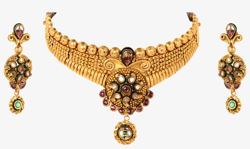 Orra Gold Set Necklace - Jewellery, transparent png #2607337