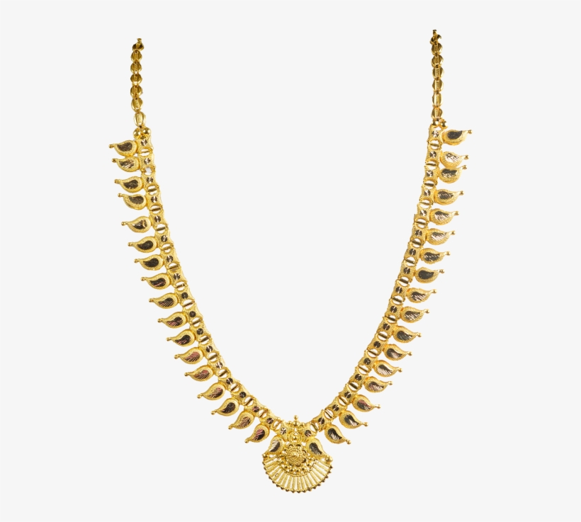 New Gold Necklace Designs Kerala 17 Neoteric Design - Cadena De Oro Animada, transparent png #2607407