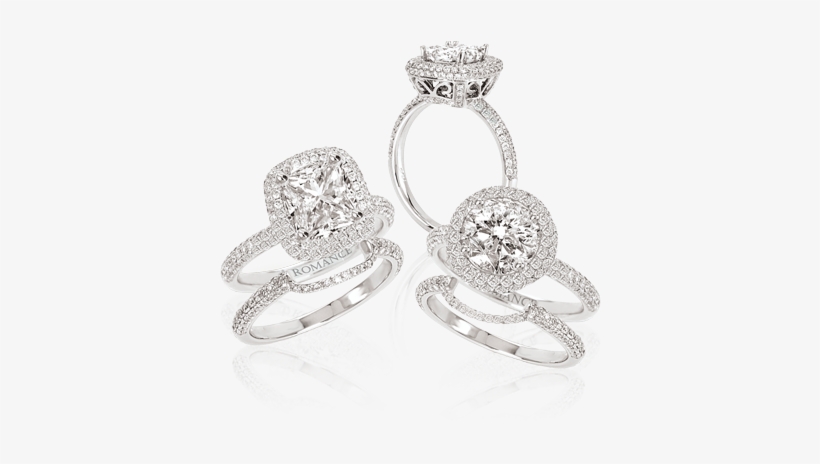 Florida Romance Diamond - Ourcustomweddingrings 18k Elite Collection Diamond, transparent png #2607589