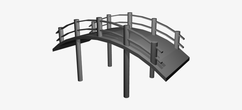 Bridge Wip1 - Outdoor Bench, transparent png #2607590