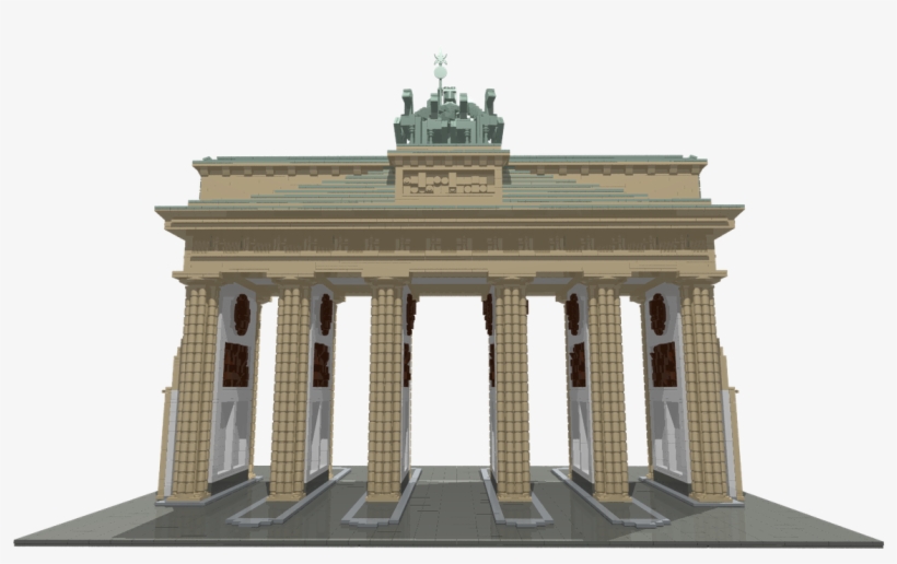 Lego Brandenburg Gate - Brandenburg Gate, transparent png #2607789