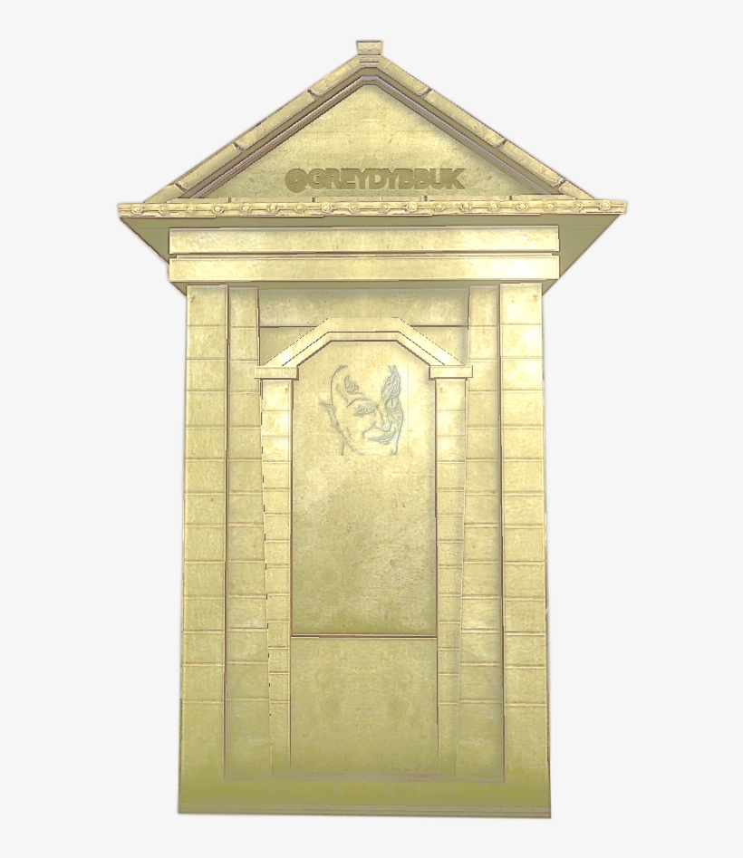 A User's Profile Image Embossed On A Gravestone - Door, transparent png #2608017