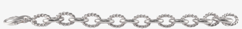 Fancy Link Sterling Silver Bracelet Fancy Link Sterling - Chain, transparent png #2608137