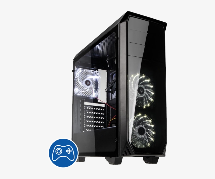 Ocuk Tech Labs Amd Ryzen Midi Tower Gaming Pc Configurator - Kolink Luminosity Black Midi Tower Gaming Case - Usb, transparent png #2608350