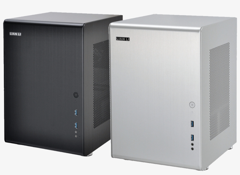 Lian Li Pc-q33a Mini Tower Desktop Case (silver), transparent png #2608600