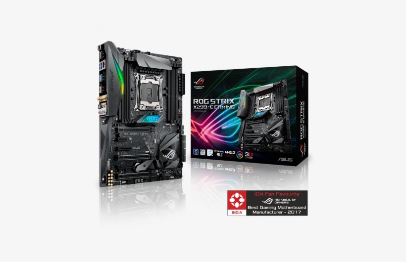 Rog Strix X299-e Gaming - Asus Rog Strix X299-e Gaming, transparent png #2608766