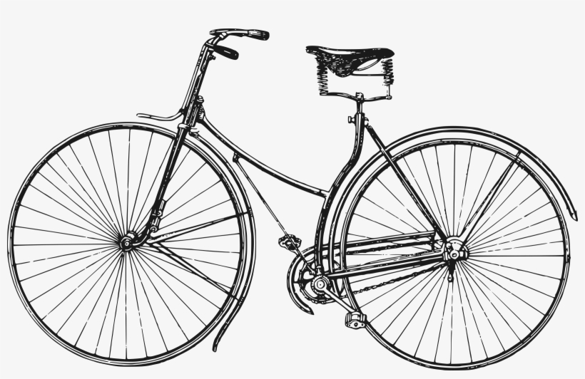 Clipart Old Bicycle Image Png - John Kemp Starley Safety Bicycle, transparent png #2609300