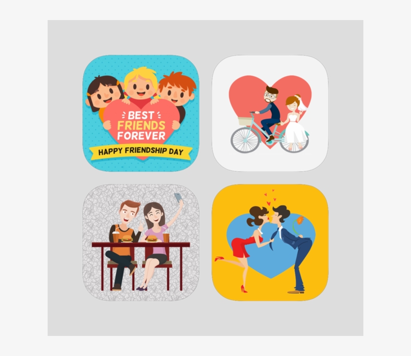 Stunning Love Friends Stickers On The App Store, transparent png #2609670