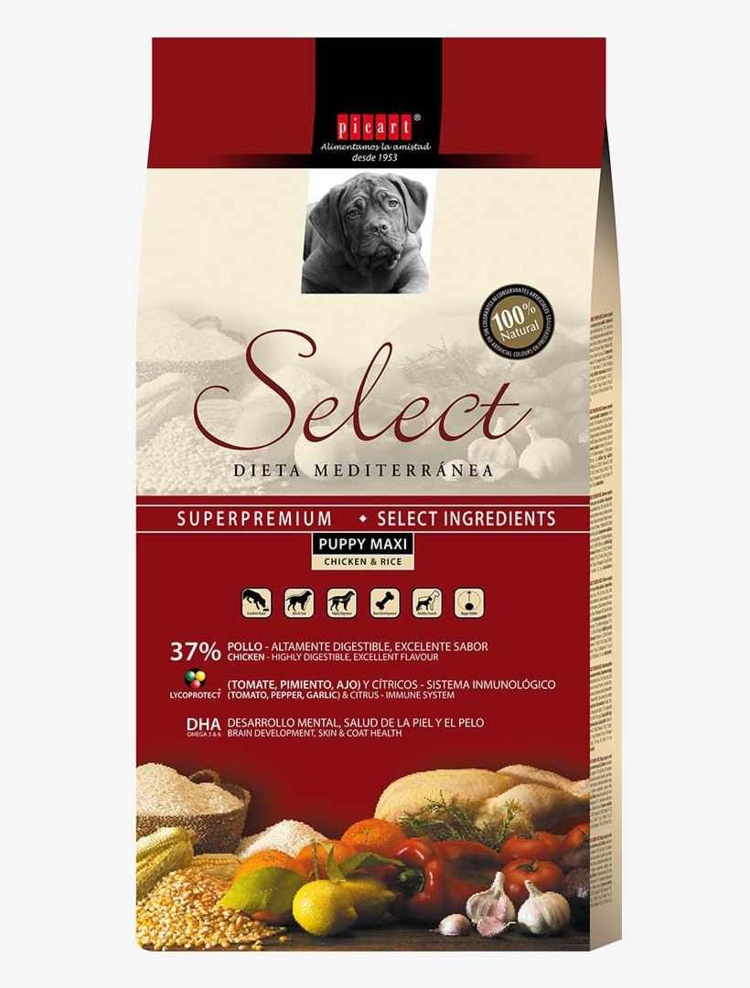 Comida Para Cachorros De Razas Grandes - Picart Select Senior, transparent png #2609674