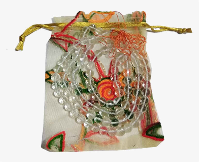 Necklace Crystal Diamond Cut Shape Sphatik Mala - Crystal, transparent png #2610515