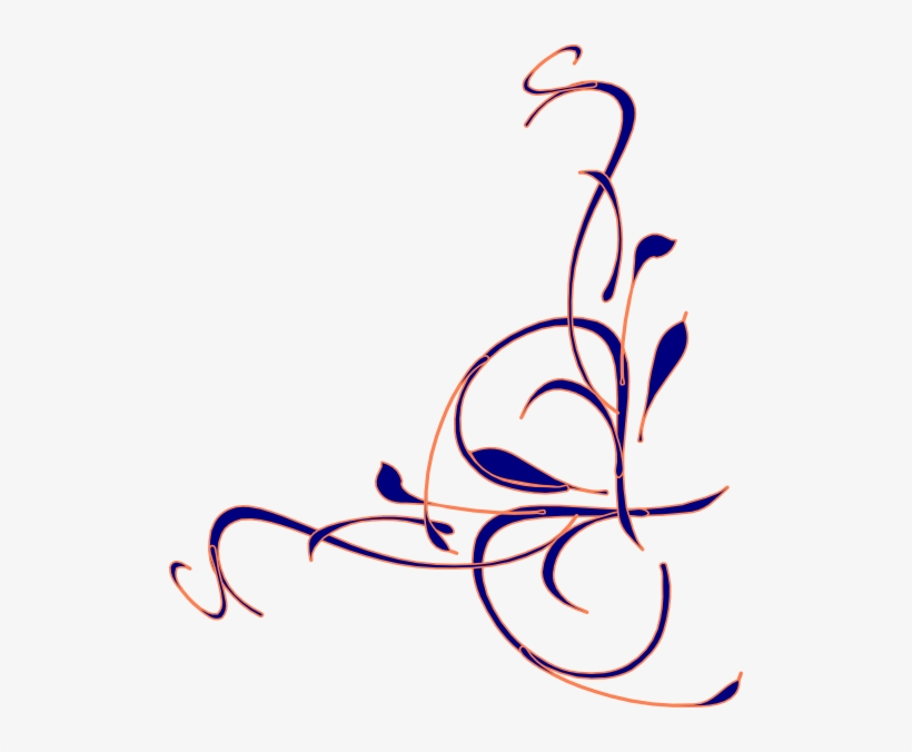 Coral Swirls Png - Swirl Png, transparent png #2611525