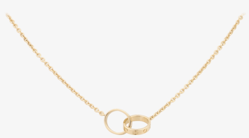 Love Necklaceyellow Gold - Collier Love Cartier, transparent png #2611781