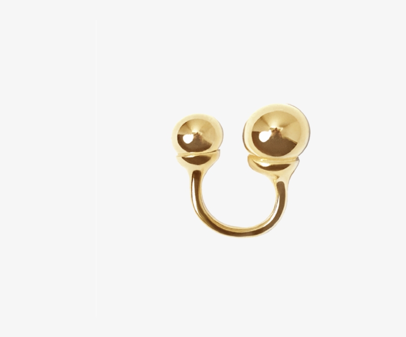Gold - Rings - Body Jewelry, transparent png #2611861