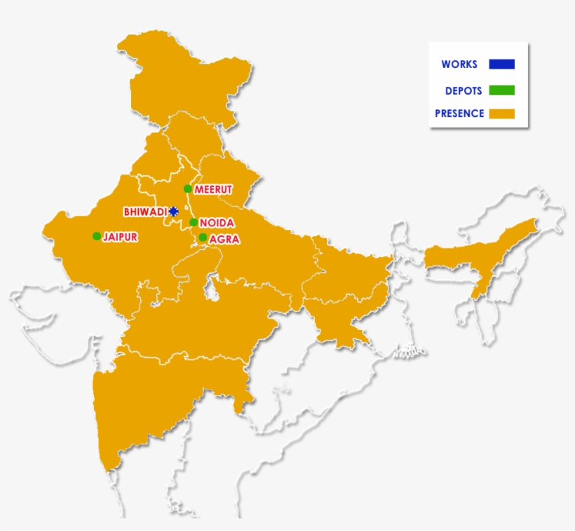 Site Map - India Map For Powerpoint, transparent png #2611880