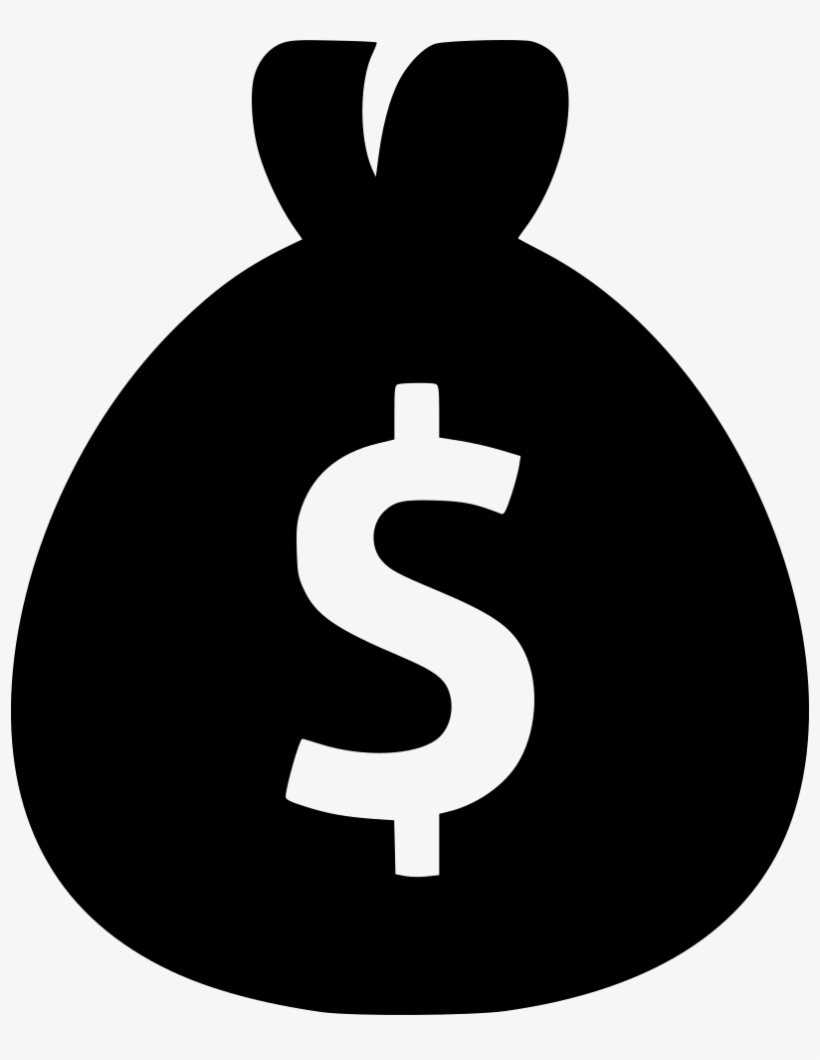 Money Bag Dollar - Blue Dollar Sign Icon, transparent png #2612679