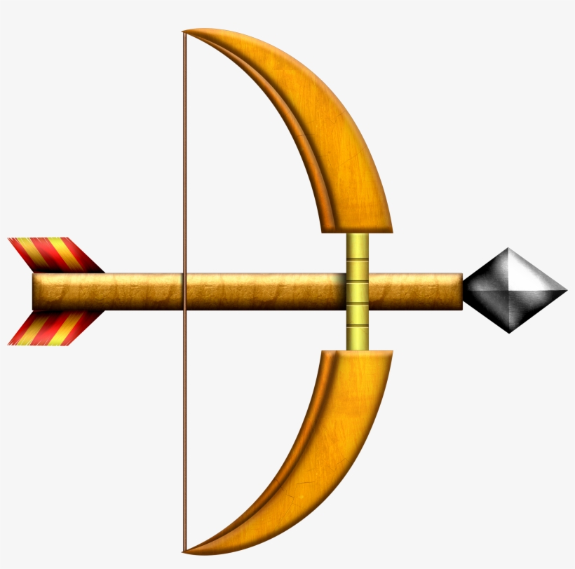 Albw Bow And Arrow By Blueamnesiac On Clipart Library - Bow And Arrow Png, transparent png #2612684